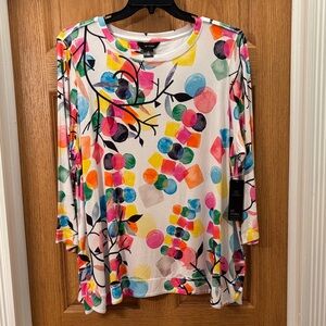 Ali Miles - Multicolor Abstract Top